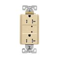 Product Image of Tvss Receptacle, Led Indicat, #14-#10 Awg 20A, Bk & Sd Wire, 840J, 2 Recept, Ivory, TR5360VS