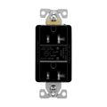 Product Image of Tvss Receptacle, Led Indicat & Alarm, #14-#10 Awg 20A, 840J, Black, Straight Blade, TR5362BKS