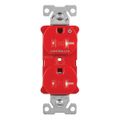 Product Image of Arrow HartIndustrial Duplex Receptacle, Half Control, #14-10 Awg 20A 125V, Red, 2-Pole, TR5362CHRD