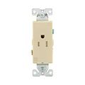 Product Image of Heavy-Duty Industrial Single Receptacle, #14-10 Awg 15A 125V, Ivory, TR6250V-BOX