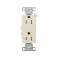 Product Image of Heavy-Duty Industrial Duplex Receptacle, #14-10 Awg 15A 125V, Light Almond, TR6252LA-BOX