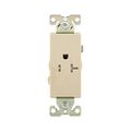 Product Image of Heavy-Duty Industrial Single Receptacle, #14-10 Awg 20A 125V, Ivory, TR6350V-BOX