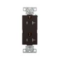 Product Image of Heavy-Duty Industrial Duplex Receptacle, #14-10 Awg 20A 125V, Brown, TR6352B-BOX