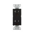 Product Image of Heavy-Duty Industrial Duplex Receptacle, #14-10 Awg 20A 125V, Black, TR6352BK-BOX