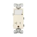 Product Image of Combo Nightlight w/ Receptacle, #14-12 Awg 20A, Flush Mount, 120/277V, Almond, 2-Pole 3-Wire, TR7736A-BOX