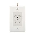 Product Image of Commercial Single Receptacle, #14-10 Awg 15A, Recessed 125V, Side Wire, TR775W-BOX-SP