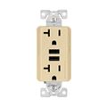 Product Image of Combination 3.6A Usb Charger With Duplex Receptacle, 20A, 125V, V, TR7766V-BOX