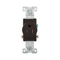 Product Image of Commercial Single Receptacle, #14-10 Awg 15A 125V, Side Wire, Brown, TR817B-BOX