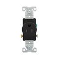 Product Image of Commercial Single Receptacle, #14-10 Awg 15A 125V, Side Wire, Black, TR817BK-BOX