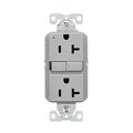 Product Image of Slim Afci Receptacle, #14 -10 Awg 20A, 125 V, Afci, Back & Side Wire, Gray, 5-20R, 2-Pole 3-Wire, TRAF20GY