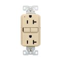 Product Image of Slim Afci Receptacle, #14 -10 Awg 20A, 125V, Afci, Back & Side Wire, Ivory, 5-20R, 2-Pole 3-Wire, TRAF20V
