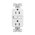 Product Image of Slim Afgf Receptacle, Self-Test, #14 -10 Awg 15A 125V, Afgf, Back & Side Wire, 2-Pole 3-Wire, TRAG15W