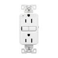 Product Image of Tamper-Resistant, Self-Test Gfci, 15A, 125V, White, 50 Pack, Slim Design, TRGF15W-50