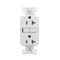 Product Image of Tamper-Resistant, Self-Test Gfci, 20A, 125V, White, 50 Pack, Slim Design, TRGF20W-50
