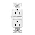 Product Image of Tamper-Resistant, Controlled, Self-Test Gfci, 15A, 125V, White, Slim Design, TRGFC15W