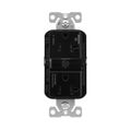 Product Image of Tamper-Resistant, Controlled, Self-Test Gfci, 20A, 125V, Black, Slim Design, TRGFC20BK