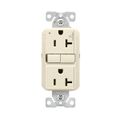 Product Image of Tamper-Resistant, Controlled, Self-Test Gfci, 20A, 125V, Light Almond, Slim Design, TRGFC20LA