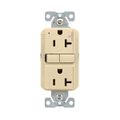 Product Image of Tamper-Resistant, Controlled, Self-Test Gfci, 20A, 125V, Ivory, Slim Design, TRGFC20V
