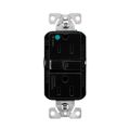 Product Image of Tr Hg Gfci, 15A, 125V, Black, Slim, TRGFH15BK