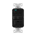 Product Image of Tr Hg Gfci, 20A, 125V, Black, Slim, TRGFH20BK