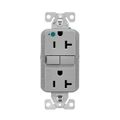 Product Image of Tr Hg Gfci, 20A, 125V, Gray, Slim, TRGFH20GY