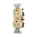 Product Image of Arrow Hart Duplex Receptacle, #14-10 Awg 15A, 125V, Orange, Impact-Resistant Nylon, TRIG8200RN