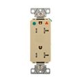 Product Image of Arrow Hart Duplex Receptacle, #14-10 Awg 20A, 125V, Ivory, Impact-Resistant Nylon, TRIG8362V