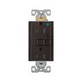 Product Image of Hospital Grade Gfci Receptacle, Self-Test, #14 -10 Awg 15A 125V, Brown, 2-Pole 3-Wire, TRSGFH15FB