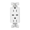 Product Image of Combination Usb Type-C Charger, 15A 5-15R Receptacle, 5A, 125 Vac, White, Box, TRUSBC15W-BX-L