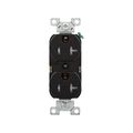 Product Image of Commercial Duplex Receptacle, #14-10 Awg 15A 125V, Back & Side, Brown, Weather Resistant, TWRBR15B