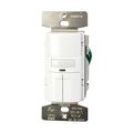 Product Image of Vacancy Sensor Dual Switch, Dual Switch, w/ Nightlight, 120V, 1-Pole, 3-Way, 1000 Sq Ft, 1000W, VS310R-W