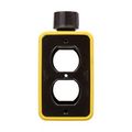 Product Image of Non-Metallic Portable Outlet Box Depth, Yellow, Duplex Receptacle, Alcryn & Valox, WD3059-DDN