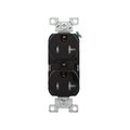 Product Image of Commercial Duplex Receptacle, #14-10 Awg 15A 125V, Back & Side, Brown, Weather Resistant, WRBR15B