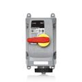 Product Image of 30A, 347/600V 3-Phase, 4P, 5W, LEV Series IEC 60309-1 & 60309-2 Pin & Sleeve Mechanical Interlock, IP66/IP67/IP68/IP69K, Watertight, Fused (Black)
