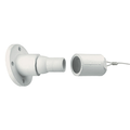 Product Image of 22 Series Ball Nose In-line Threaded Female Panel Receptacle (White)