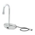 Product Image of ChekPoint Sensor Faucet, 4" Wall Mount, Gooseneck, AC/DC Control Module, 2.2 GPM / 8.3 LPM (Two-Hole Installation Design)