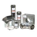 Product Image of 4" Horizontal Single Wall Stainless Steel Z-Vent Water Heater Vent Kit
