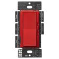 Product Image of Diva 3-Speed Fan Control and Light Switch, 1.5A Fan, 1A LED, Single Pole/3-Way - Signal Red, No 120V