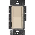 Product Image of Diva 3-Speed Fan Control and Light Switch, 1.5A Fan, 1A LED, Single Pole/3-Way - Taupe, No 120V