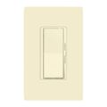 Product Image of Diva LED+ Dimmer Switch with Wall Plate, 150W LED, Single Pole/3-Way, No 120V, Almond