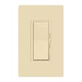 Product Image of Diva LED+ Dimmer Switch with Wall Plate, 150W LED, Single Pole/3-Way, No 120V, Ivory