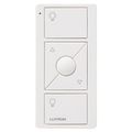 Product Image of Original 3-Button Pico Smart Remote w/ Raise/Lower and Preset, w/ Light Icons, White, BAA Compliant
