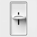 Product Image of Skylark Quiet 3-Speed High Occupancy Fan Control, No 2A Ceiling Fan, 120V, 1 Pole/3-Way, White