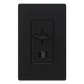 Product Image of Skylark Dual Fan/Light Control, 1.5A Fan and 300W Incand./Halogen Light, 120V, 1 Pole, Black,