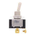 Product Image of On-Off SPST Bat Handle Toggle Switch with Screw Terminals, 3/4 HP (125/250V)