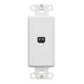 Product Image of Decora Insert, 6p4c, Screw Terminals (White)