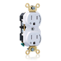 Product Image of Duplex Receptacle, Extra Heavy-Duty Two Outlets Marked "Controlled", 15A 125V 2P 3W (White)