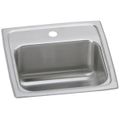 Product Image of Celebrity Stainless Steel 15" x 15" x 6-1/8" 1-Hole Single Bowl Drop-in Bar Sink