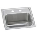 Product Image of Celebrity Stainless Steel 15" x 15" x 6-1/8" 2-Hole Single Bowl Drop-in Bar Sink