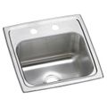Product Image of Celebrity Stainless Steel 15" x 15" x 6-1/8" 2-Hole Single Bowl Drop-in Bar Sink